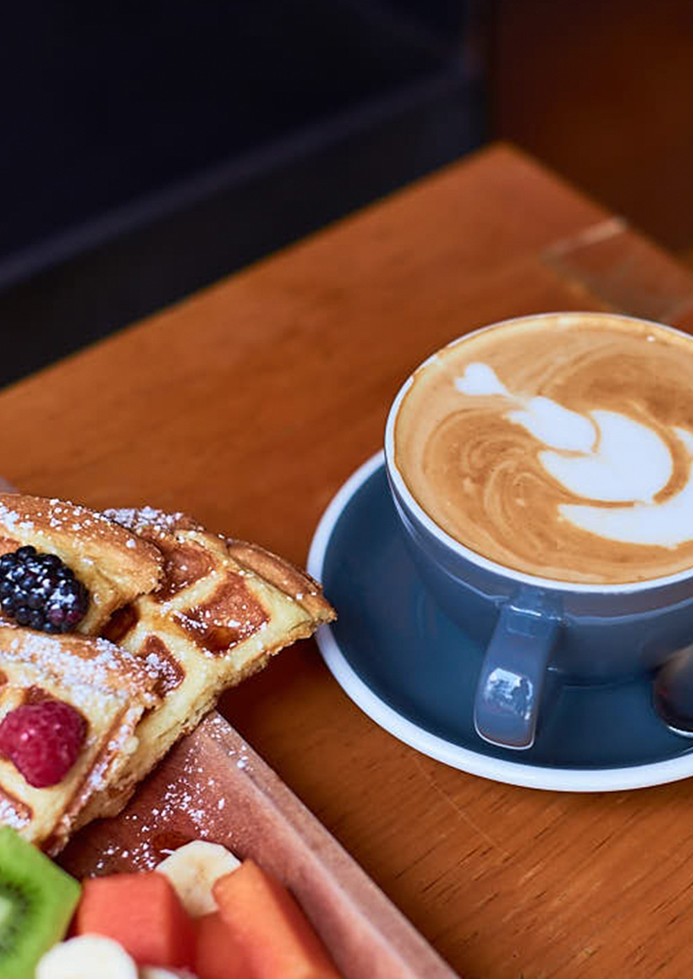 Waffles y café en Oaxaca, Punto Paz